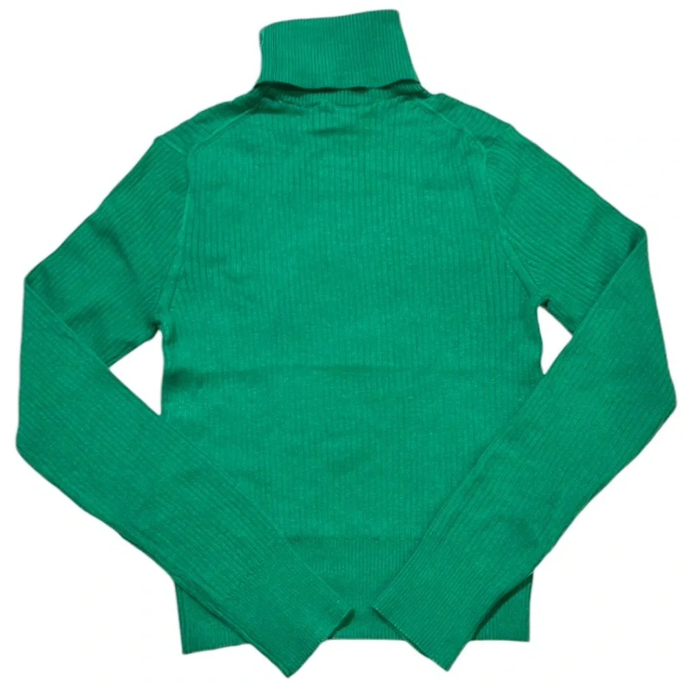 J. Crew Tencel Lyocell-Blend Ribbed Turtleneck Sweater